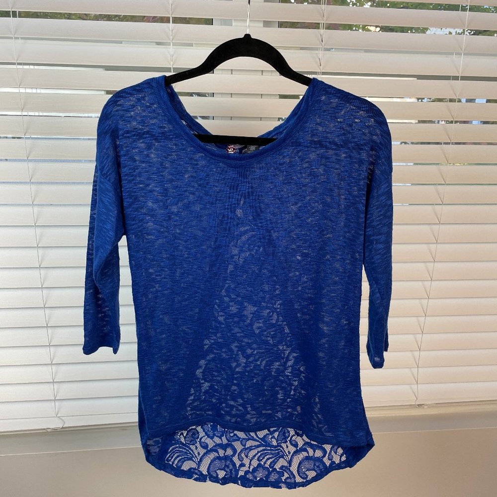 Love & Let Love Blue Blouse (Used)